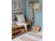 Béžový bavlněný koberec s ornamenty Rug stripes - 70*150 cm Chic Antique