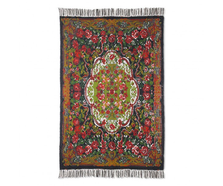 Barevný koberec s růžemi Kelim rug Rose - 120*180cm HKLIVING