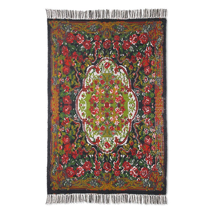 Barevný koberec s růžemi Kelim rug Rose - 120*180cm