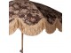 Hnědý slunečník Vintage Ombrellone Floreale - Ø 200*230 cm HKLIVING
