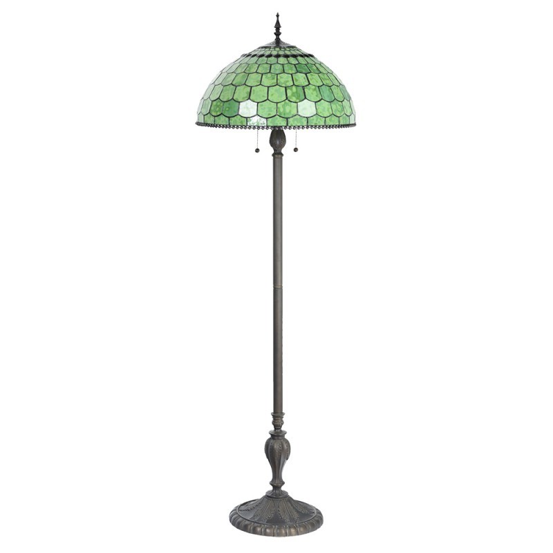 Stojací Tiffany lampa Amarante – Ø 51*165 cm E27/max 3*60W Clayre & Eef Stojací Tiffany lampa Amarante – Ø 51*165 cm E27/max 3*60W Clayre & Eef
