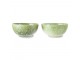 Set 2ks zelená keramická miska The Esmeralds - Ø 16*7cm HKLIVING