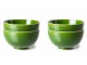Set 4ks zelená keramická miska The Esmeralds - Ø 12*6,5cm HKLIVING