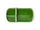Set 2ks zelený keramický tácek The Esmeralds - 27*14*2cm HKLIVING