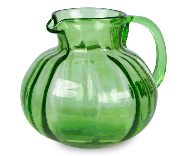 Zelený skleněný džbán The Emeralds - Ø 16*15cm/ 1400ml HKLIVING