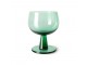 Set 4ks zelená sklenice na víno na nízké noze The Emeralds - Ø 8*11cm/ 250ml HKLIVING