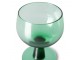 Set 4ks zelená sklenice na víno na nízké noze The Emeralds - Ø 8*11cm/ 250ml HKLIVING