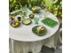 Set 4ks zelená sklenice na víno na nízké noze The Emeralds - Ø 8*11cm/ 250ml HKLIVING