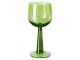 Set 4ks zelená lim sklenice na víno na vysoké noze The Emeralds - Ø 8*17cm/ 200ml HKLIVING