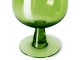 Set 4ks zelená lim sklenice na víno na nízké noze The Emeralds - Ø 8*11cm/ 250ml HKLIVING