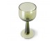 Set 4ks zelená oliv sklenice na víno na vysoké noze The Emeralds - Ø 8*17cm/ 200ml HKLIVING
