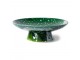 Zelená keramická mísa na noze The Emeralds - Ø 30*10cm HKLIVING