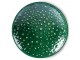 Zelená keramická mísa na noze The Emeralds - Ø 30*10cm HKLIVING