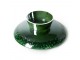 Zelená keramická mísa na noze The Emeralds - Ø 30*10cm HKLIVING