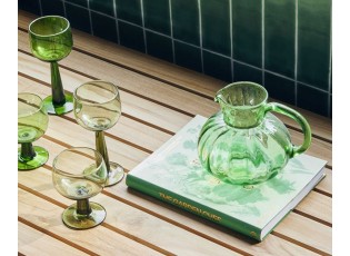 Zelený skleněný džbán The Emeralds - Ø 16*15cm/ 1400ml