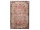 Růžový vlněný koberec s květinovým vzorem Floral pink - 200*300 cm HKLIVING
