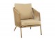 Béžové kovové zahradní křeslo Philibert - 72*83*63cm J-Line by Jolipa