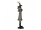 Vánoční dekorativní soška jelena v zimním kabátu - 9*8*36 cm Clayre & Eef