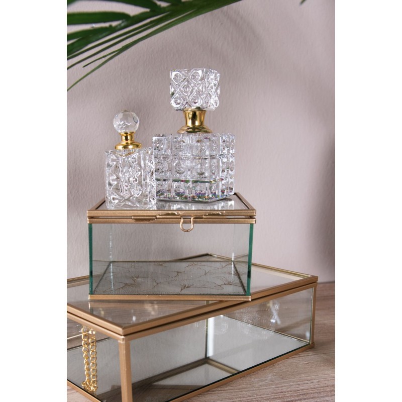 Skleněný flakón na parfém Cristal - 4 cm Clayre & Eef Skleněný flakón na parfém Cristal - 4 cm Clayre & Eef