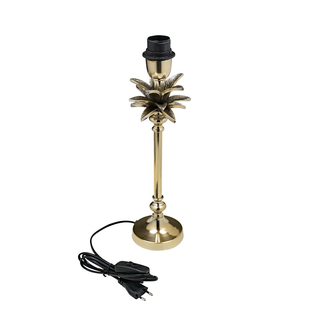 Champagne kovová základna ke stolní lampě Palm - 11*11*41cm/ E27 Mars & More Champagne kovová základna ke stolní lampě Palm - 11*11*41cm/ E27 Mars & More