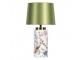 Stolní lampa se zeleným stínidlem Japonais – Ø 27*35 cm E27/max 1*60W Clayre & Eef