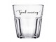 Sklenička s nápisem Good morning - Ø8*10 cm / 250 ml Clayre & Eef