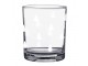 Sklenička na pití s bílými stromky Black&White X-Mas - Ø 7*9 cm / 230 ml Clayre & Eef