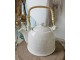 Bílá porcelánová konvice na čaj - 18*14*12 cm / 0,8L Clayre & Eef