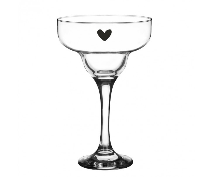 Sklenice na Martini se srdíčkem Heart - Ø 7*17 cm / 200 ml Clayre & Eef