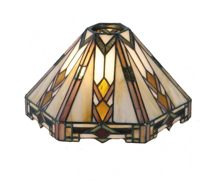 Stínidlo Tiffany Arrow - 26*22*15 cm E27 / KH 6 cm Clayre & Eef