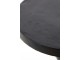 Černý antik kovový odkládací stůl Korto Black - Ø40*90 cm Light & Living