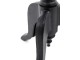 Černý antik kovový odkládací stůl Korto Black - Ø40*90 cm Light & Living