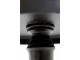 Černý antik kovový odkládací stůl Korto Black - Ø40*90 cm Light & Living