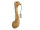 Bronzová antik nástěnná lampa pštros Ostrich bronze - 18*15*57 cm / E27 Light & Living