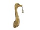Bronzová antik nástěnná lampa pštros Ostrich bronze - 18*15*57 cm / E27 Light & Living