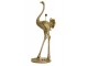 Bronzová antik stojací lampa pštros Ostrich bronze - 62*50*146 cm / E27 Light & Living