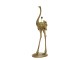 Bronzová antik stojací lampa pštros Ostrich bronze - 62*50*146 cm / E27 Light & Living