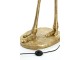 Bronzová antik stojací lampa pštros Ostrich bronze - 62*50*146 cm / E27 Light & Living