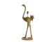 Bronzová antik stojací lampa pštros Ostrich bronze - 38*27*95 cm / E27 Light & Living