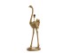 Bronzová antik stojací lampa pštros Ostrich bronze - 38*27*95 cm / E27 Light & Living