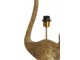 Bronzová antik stojací lampa pštros Ostrich bronze - 38*27*95 cm / E27 Light & Living