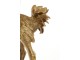 Bronzová antik stojací lampa pštros Ostrich bronze - 38*27*95 cm / E27 Light & Living