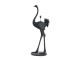 Černá stojací lampa pštros Ostrich black - 62*50*146 cm / E27 Light & Living