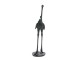 Černá stojací lampa pštros Ostrich black - 62*50*146 cm / E27 Light & Living