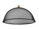 Černý kovový poklop na potraviny L - Ø 43*21cm Esschert design