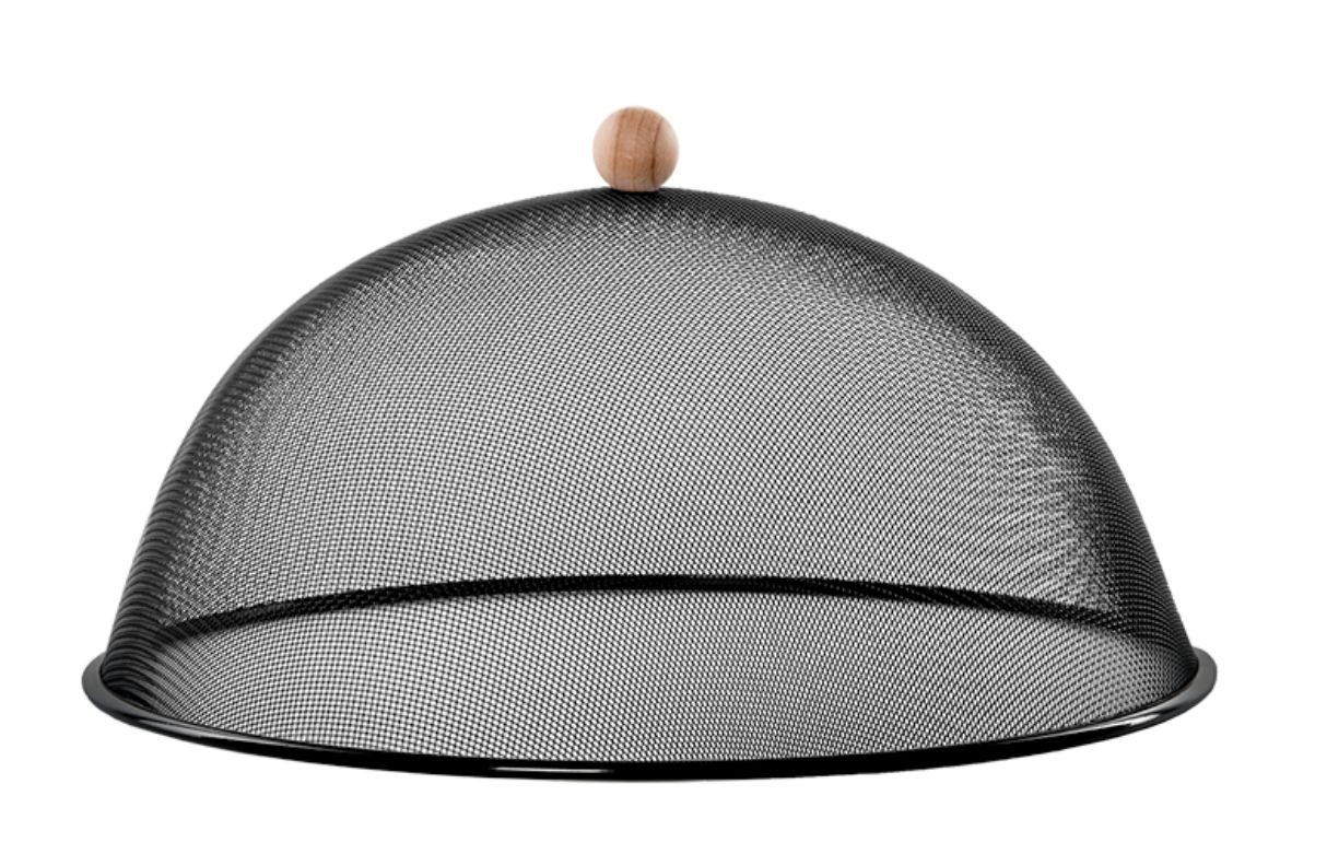 Černý kovový poklop na potraviny S - Ø 30*18cm Esschert design Černý kovový poklop na potraviny S - Ø 30*18cm Esschert design