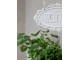 Krémová nástěnná závěsná cedule Welcome – 30*4*38cm Chic Antique