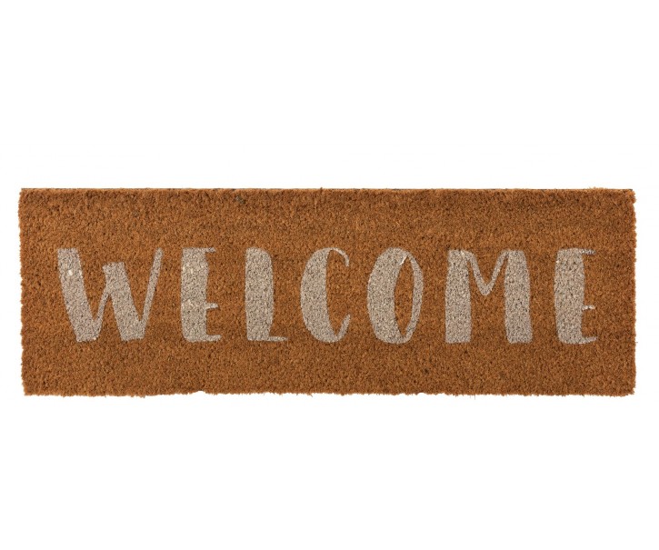 Rohožka z kokosových vláken Welcome - 75*25*2 cm J-Line by Jolipa