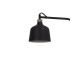 Černá kovová nástěnná lampa se dřevem Banu M - 40*14*44 cm Light & Living