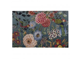 Barevná rohožka s květy jiřin Dahlia - 75*50*1cm